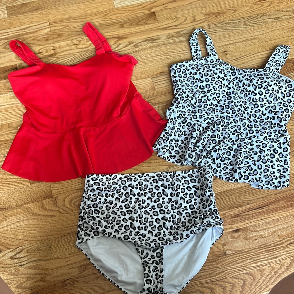 Kiava Swim Set Tankini 3pcs. XXL 16-18 Women’s